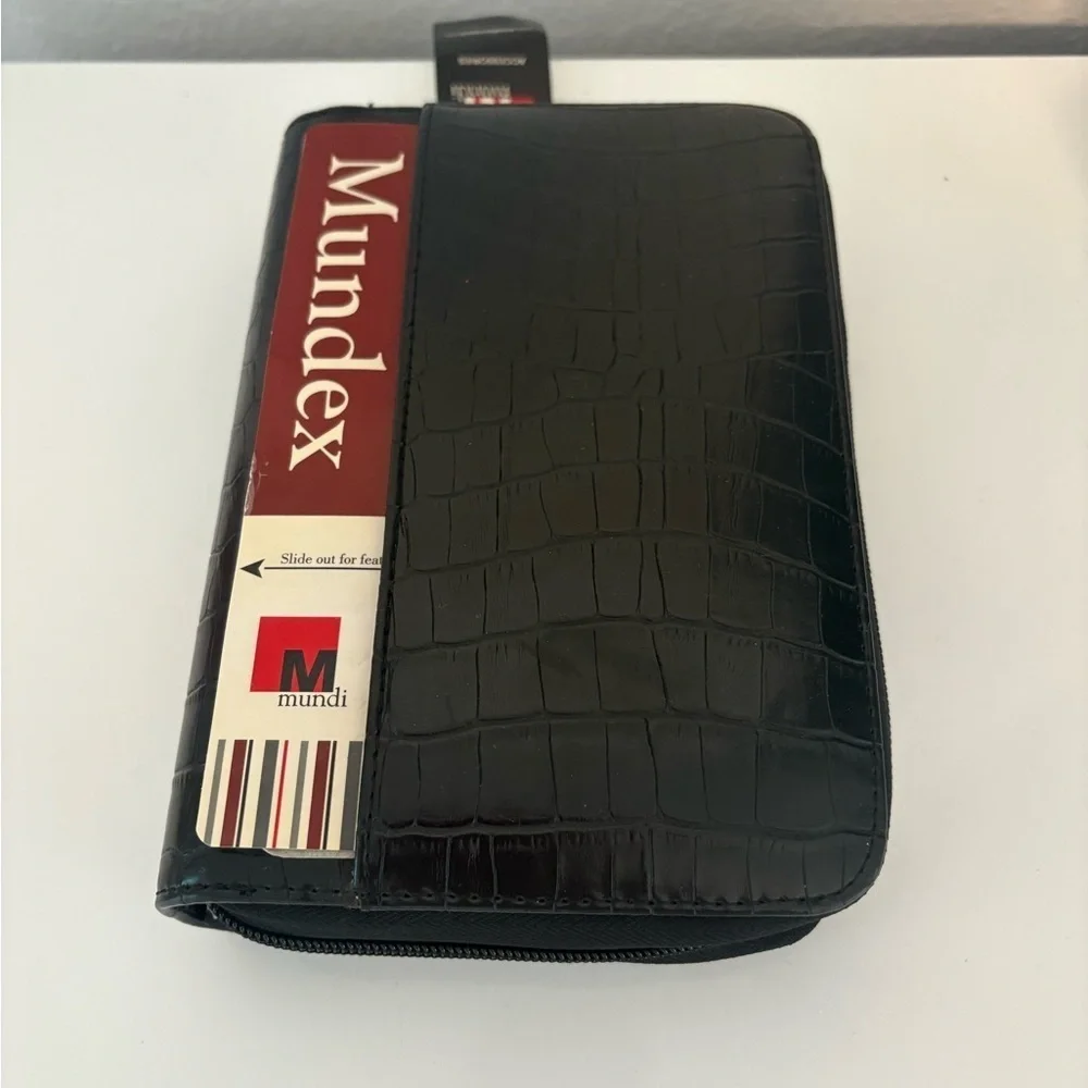 Vintage Mundi Mundex Daily Planner Organizer Wallet NWT